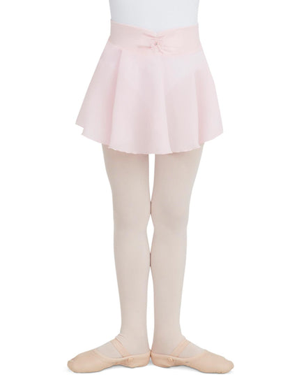 Children's Pull On Georgette Skirt with Bow - Capezio Exclusive