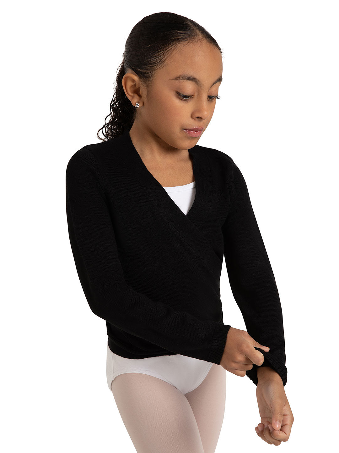 Capezio Wrap Sweater - Girls | Tops | Capezio - Capezio Signature