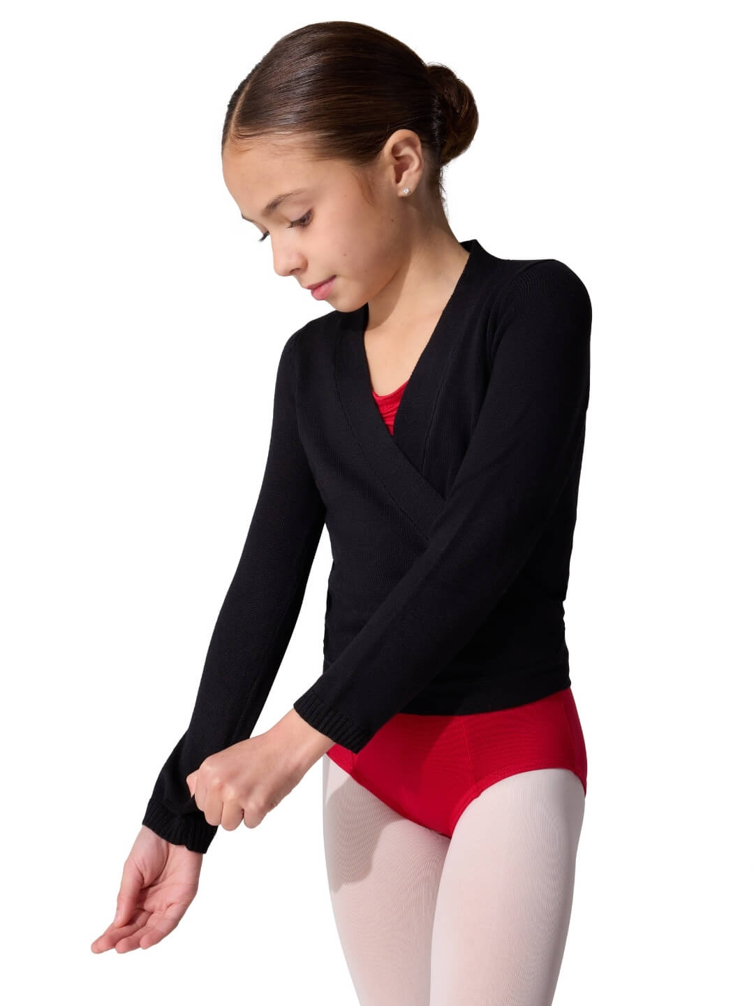 Capezio Wrap Sweater - Girls | Tops | Capezio - Capezio Signature