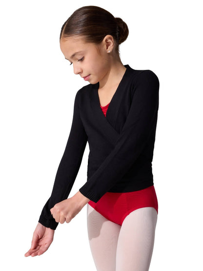 Capezio Wrap Sweater - Girls | Tops | Capezio - Capezio Signature