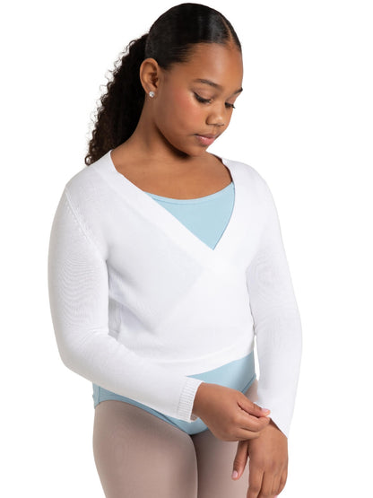 Capezio Wrap Sweater - Girls | Tops | Capezio - Capezio Signature