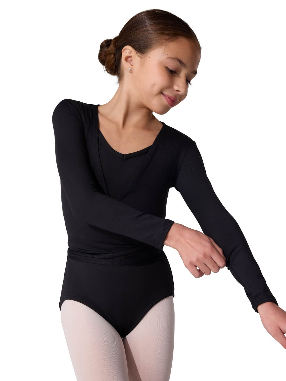 Capezio Studio Collection Wrap Top - Child - Capezio Recommended