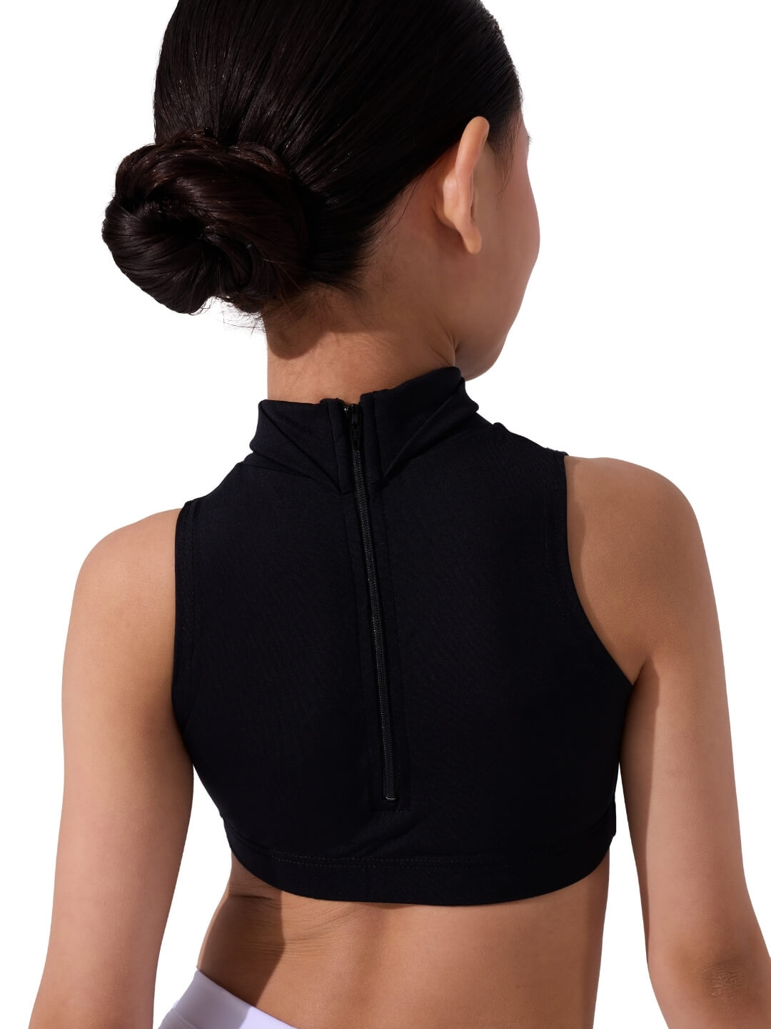 Capezio Team Basics Mock Neck Top - Girls - Capezio Signature