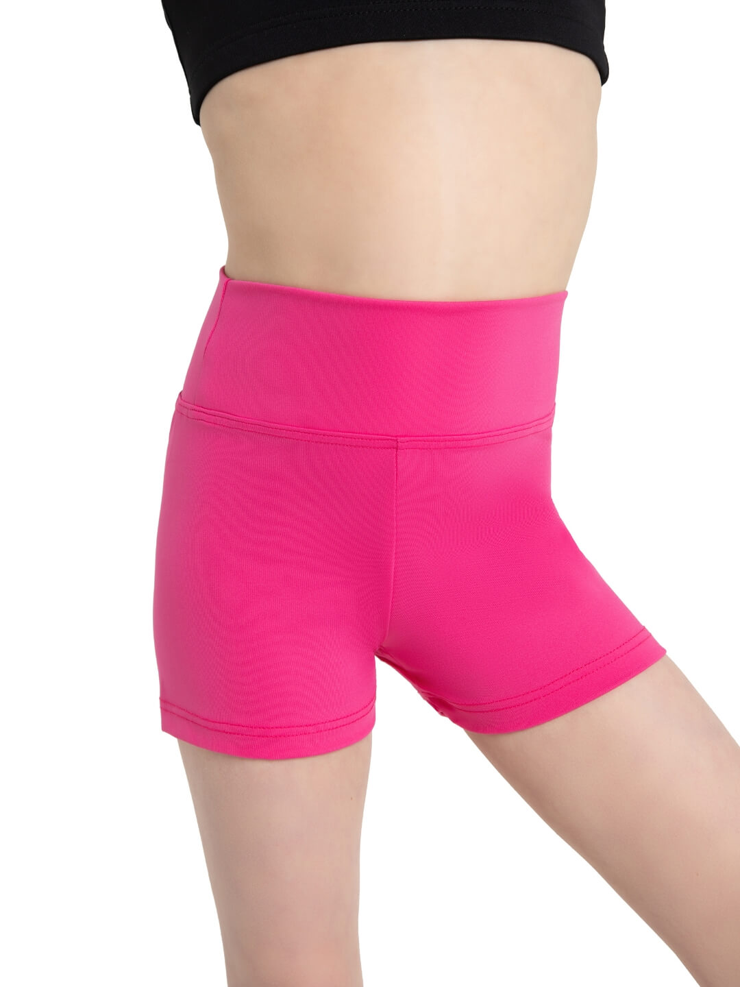 Children's High Waisted Short Worn High or Folded Down - Capezio Signature