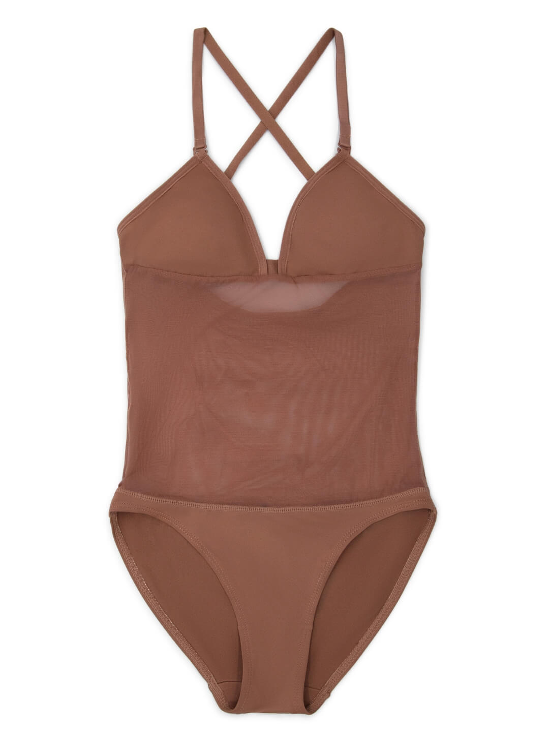 Capezio Plunge Neck Mesh Midriff Leotard - Girls - Capezio Classic