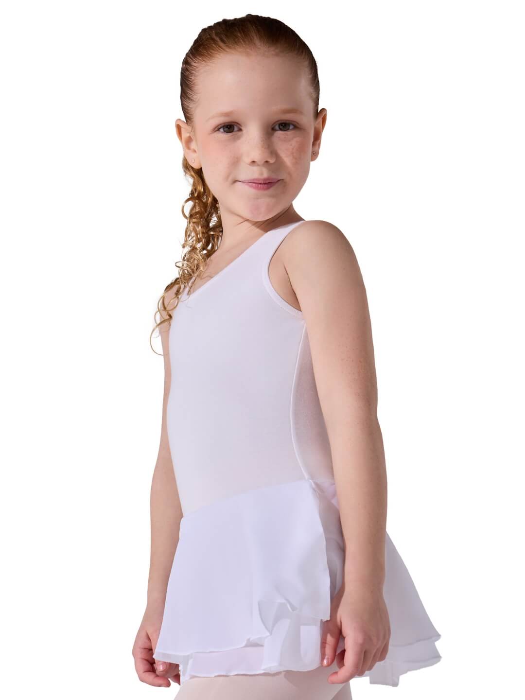 Children's Flowy Double Layer Skirt Tank Dress - Capezio Everyday