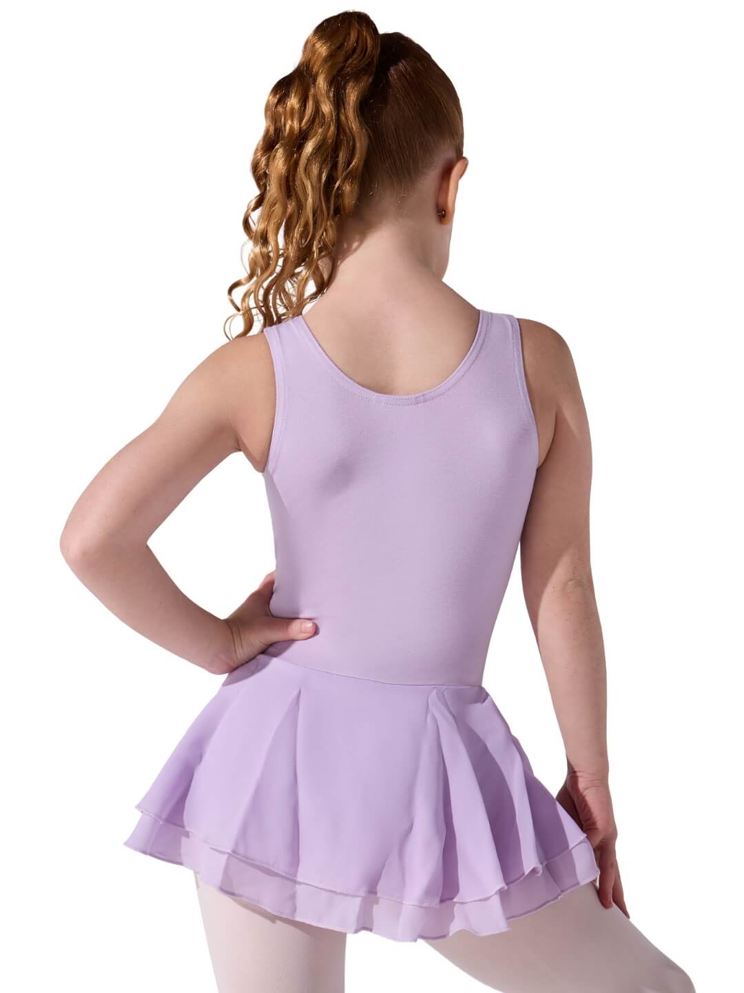 Children's Flowy Double Layer Skirt Tank Dress - Capezio Everyday
