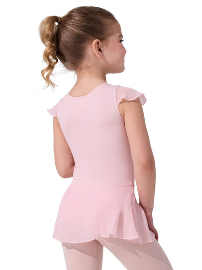 Children's Lined Flutter Sleeve Dress - Capezio Trending