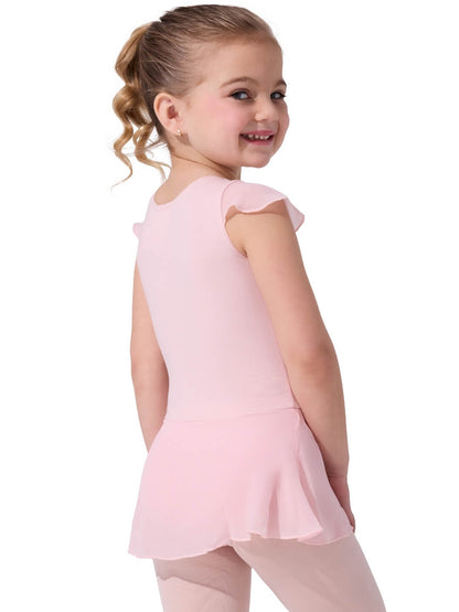Children's Lined Flutter Sleeve Dress - Capezio Trending