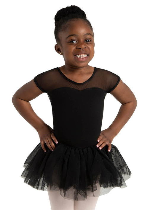 Children's Keyhole Back Tutu Dress with Mesh - Capezio Exclusive