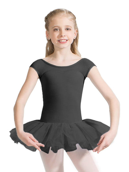 Children's Keyhole Back Tutu Dress with Mesh - Capezio Exclusive