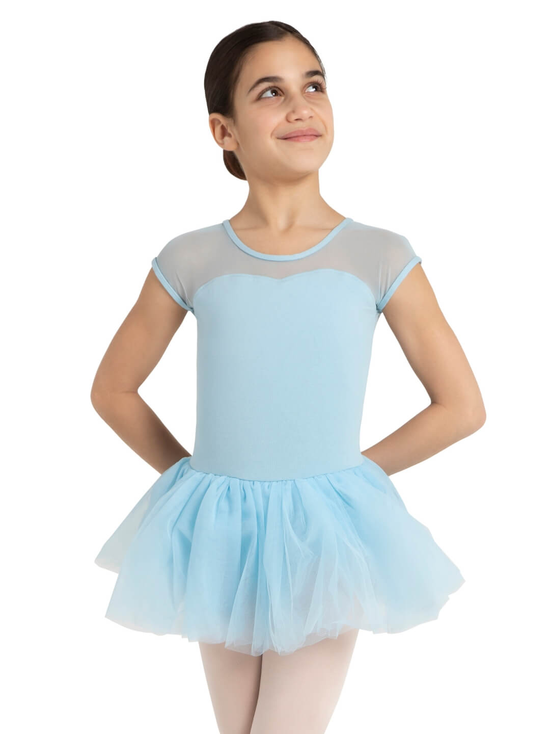 Children's Keyhole Back Tutu Dress with Mesh - Capezio Exclusive