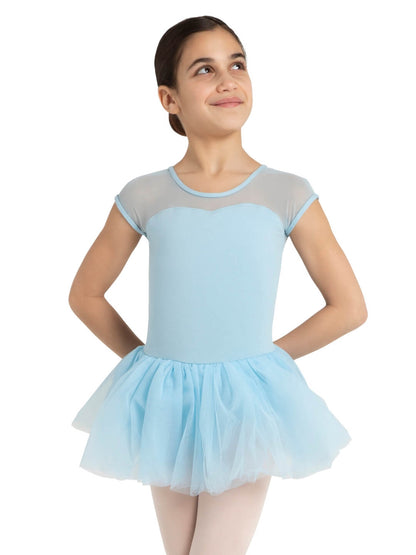 Children's Keyhole Back Tutu Dress with Mesh - Capezio Exclusive