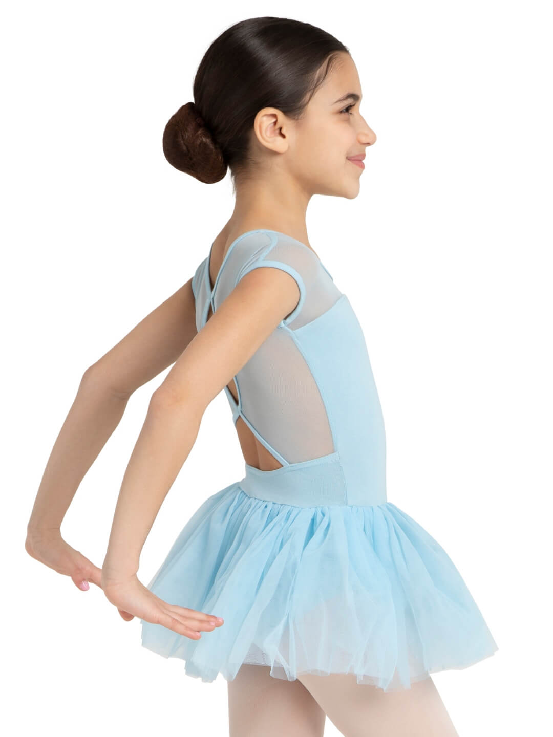 Children's Keyhole Back Tutu Dress with Mesh - Capezio Exclusive