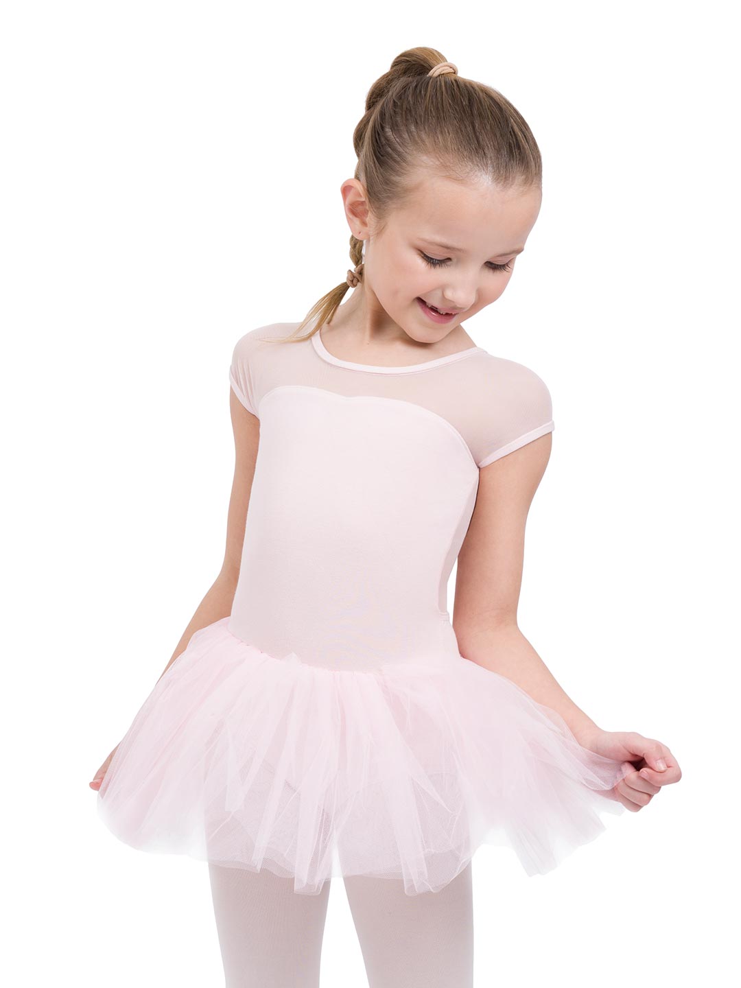 Children's Keyhole Back Tutu Dress with Mesh - Capezio Exclusive