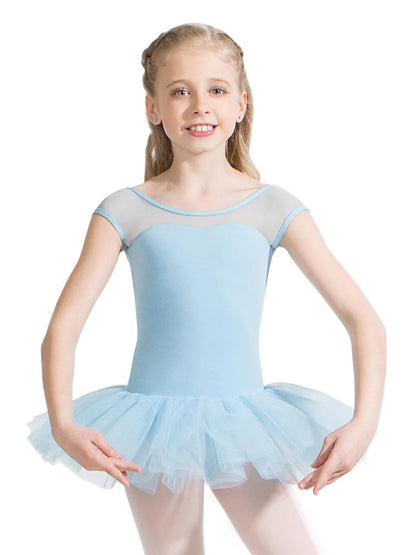 Children's Keyhole Back Tutu Dress with Mesh - Capezio Exclusive