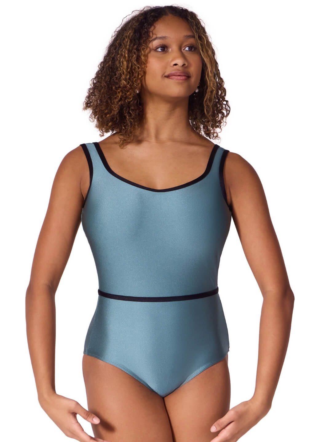 Capezio Enchanted Contrast Graceful Tank Leotard - Capezio Best Seller
