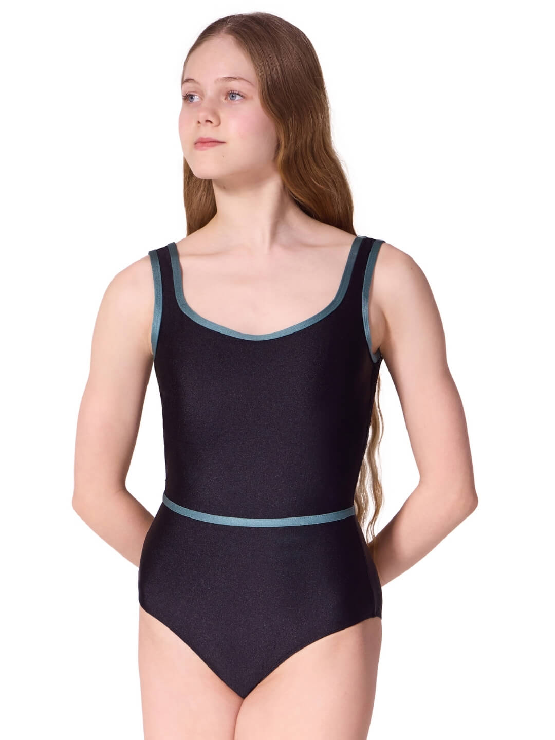 Capezio Enchanted Contrast Graceful Tank Leotard - Capezio Best Seller