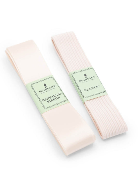 Bunheads® Rehearsal Ribbon & Elastic Cut for Pointe Shoes - Capezio Signature