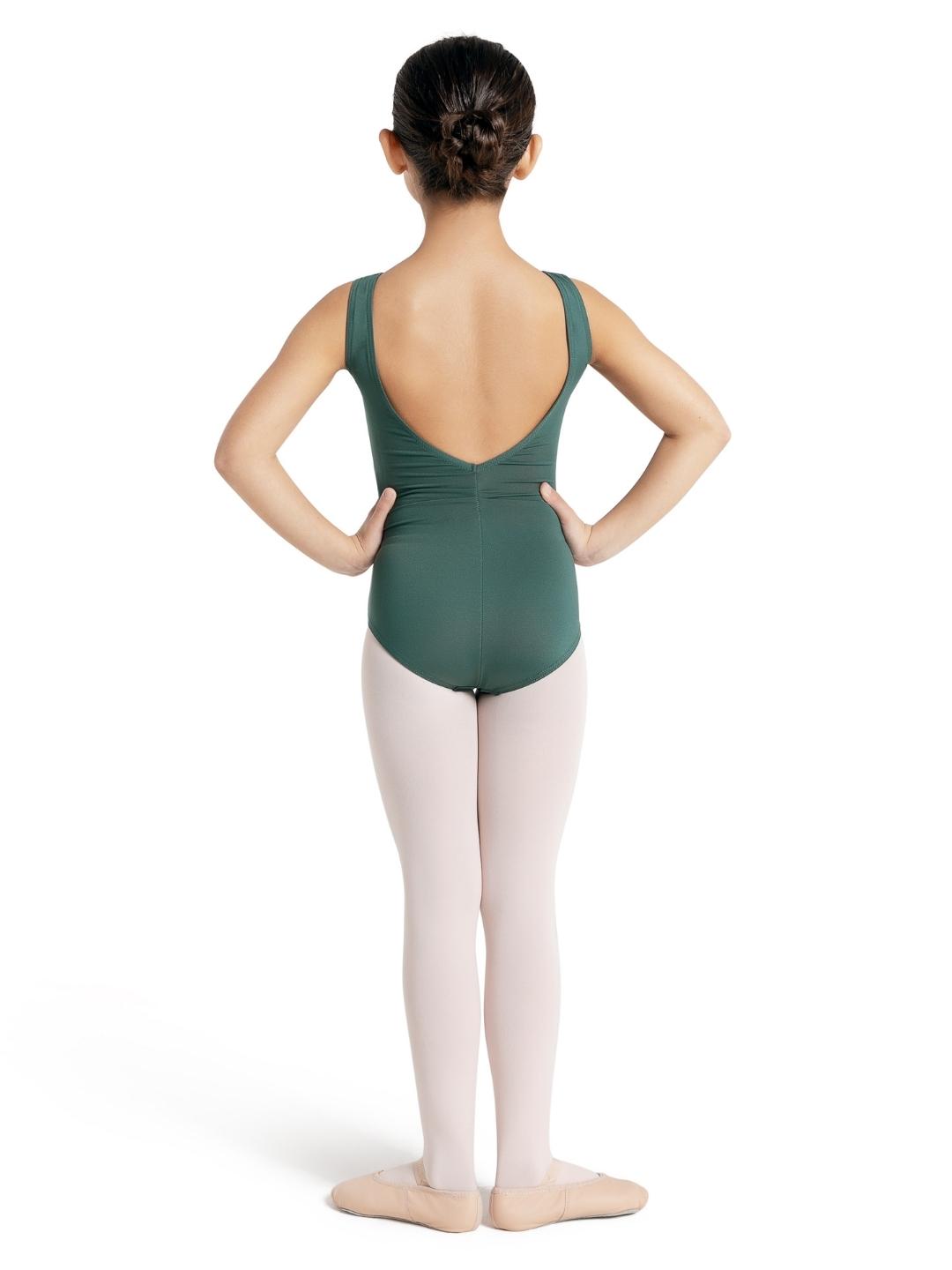 Capezio Studio Collection Low V Back w/ Pinch Tank Leotard - Girls - Capezio Recommended