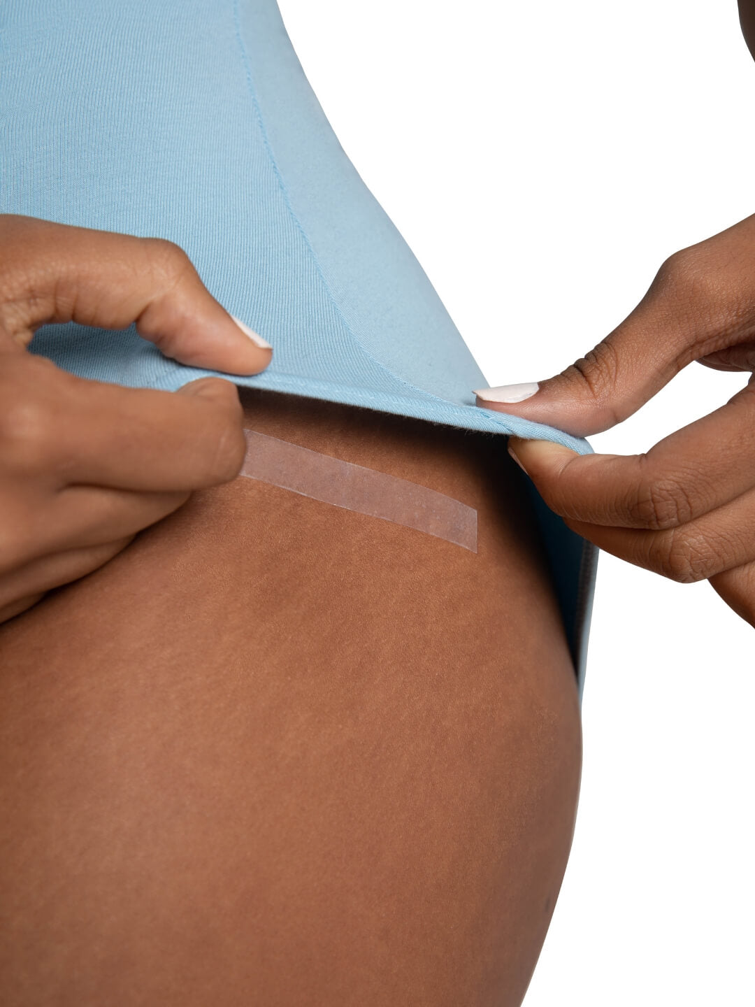 Double-Sided Sticky Strips™ Hold Straps in Place - Capezio Recommended