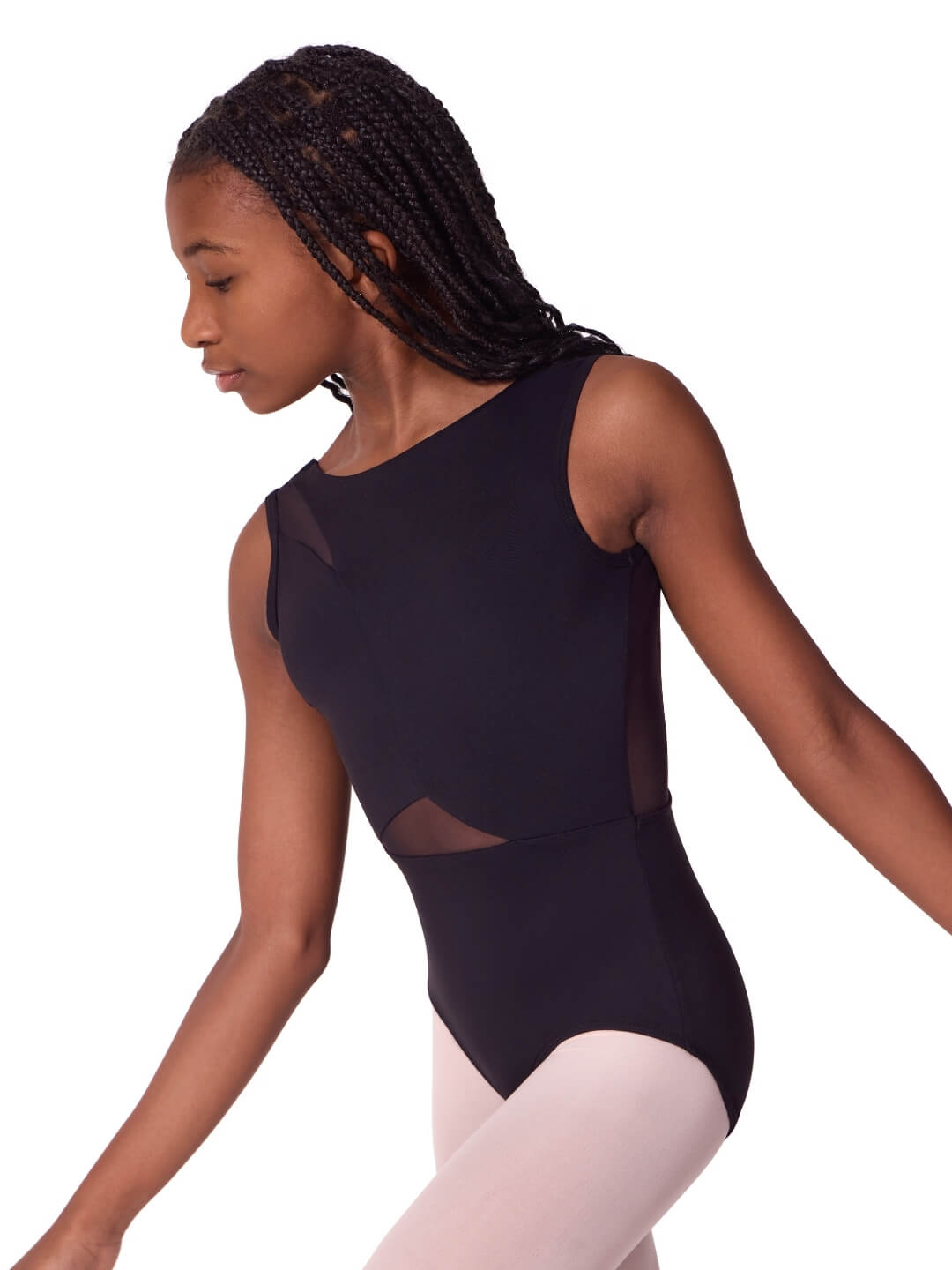 Capezio Soft Elegance Asymmetrical Boat Neck Leotard - Tween - Capezio Best Seller