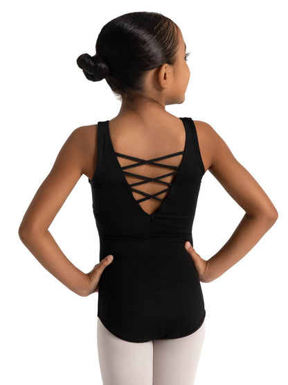 Capezio Studio Collection Lattice Back Tank Leotard - Girls - Capezio Signature