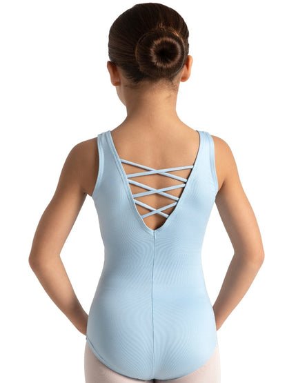 Capezio Studio Collection Lattice Back Tank Leotard - Girls - Capezio Signature