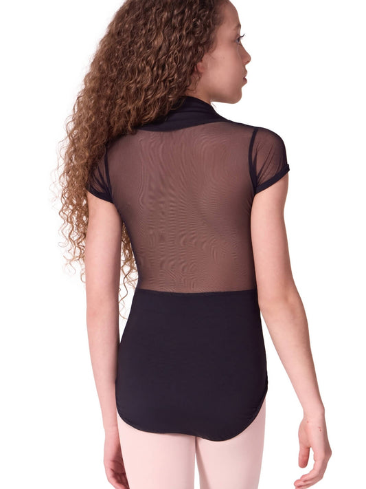 Capezio Soft Elegance Corset Short Sleeve Leotard - Tween - Capezio Classic