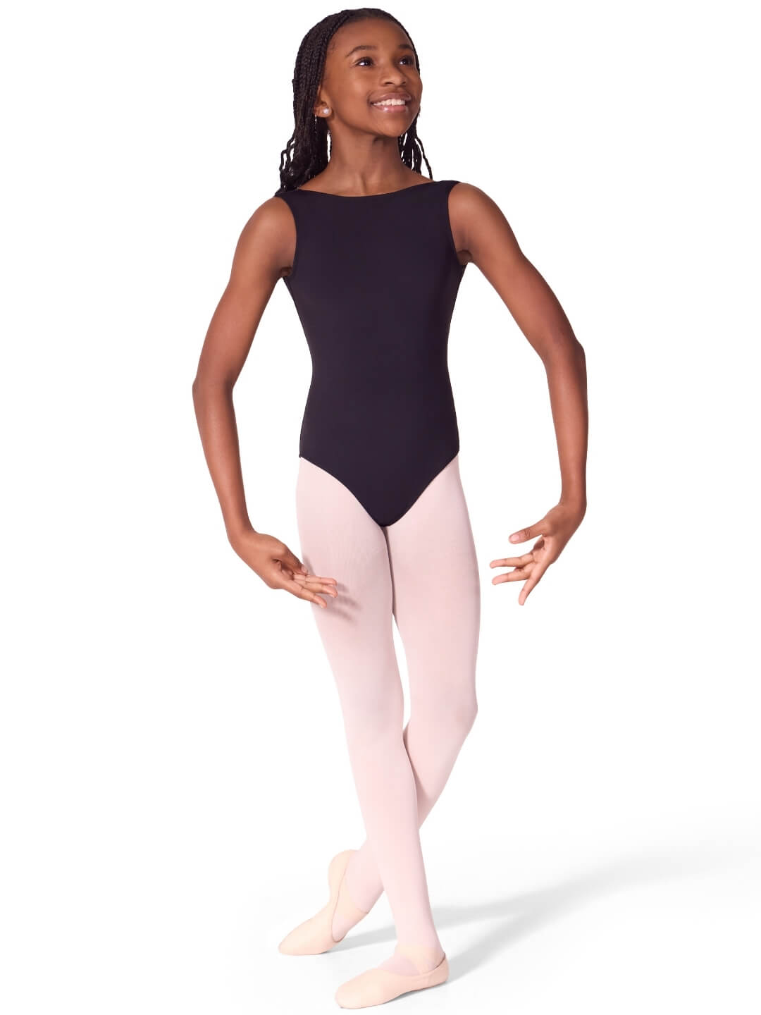 Capezio Soft Elegance Boatneck Leotard - Tween - Capezio Essential