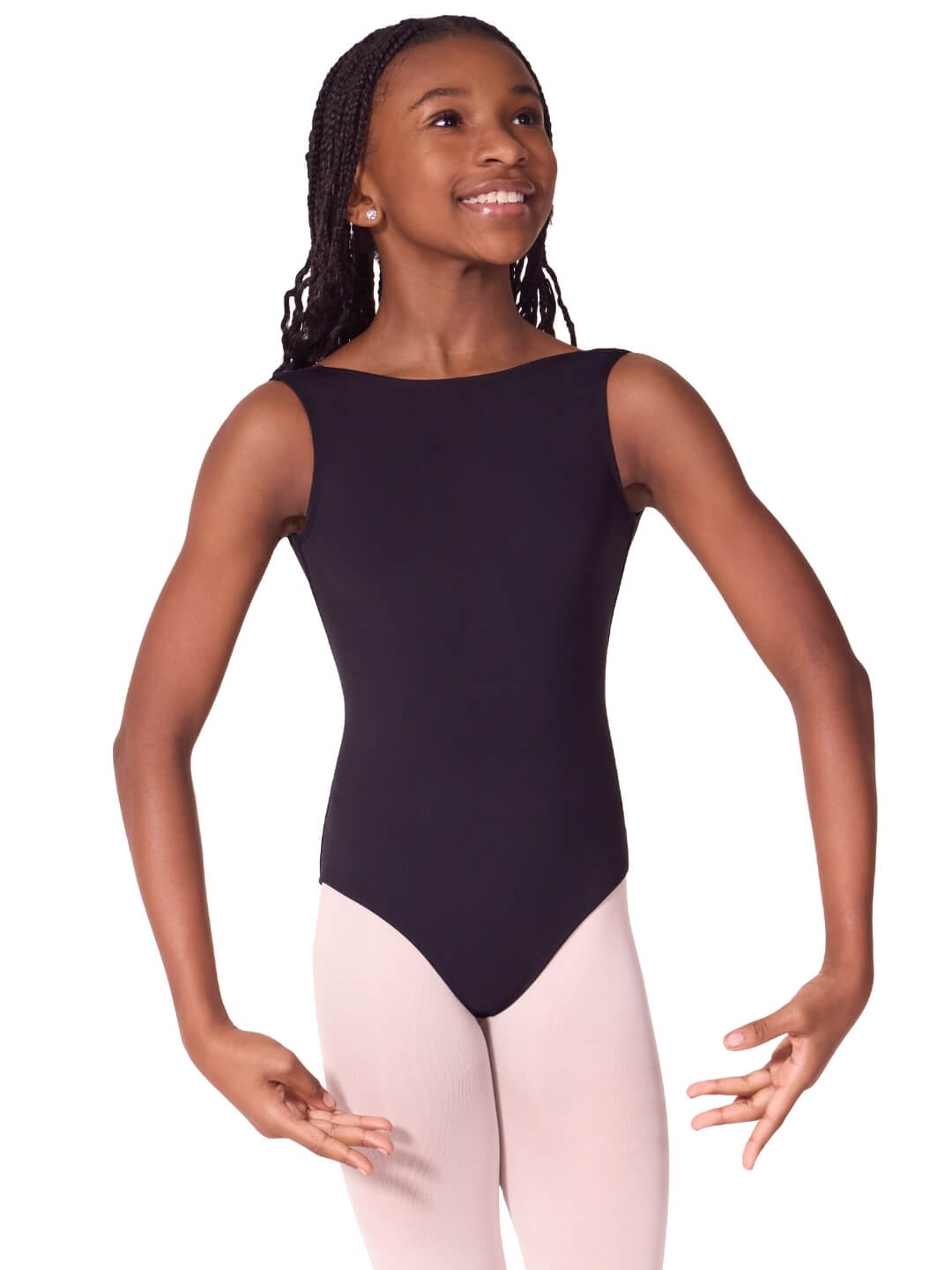 Capezio Soft Elegance Boatneck Leotard - Tween - Capezio Essential
