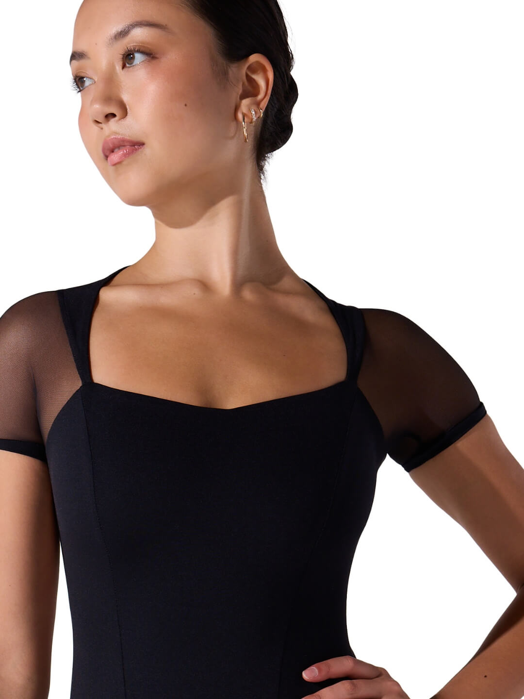 Capezio Soft Elegance Corset Short Sleeve Leotard - Capezio Recommended
