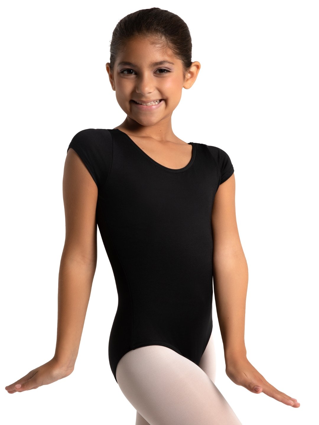Capezio Studio Collection Short Sleeve Leotard - Child - Capezio Signature