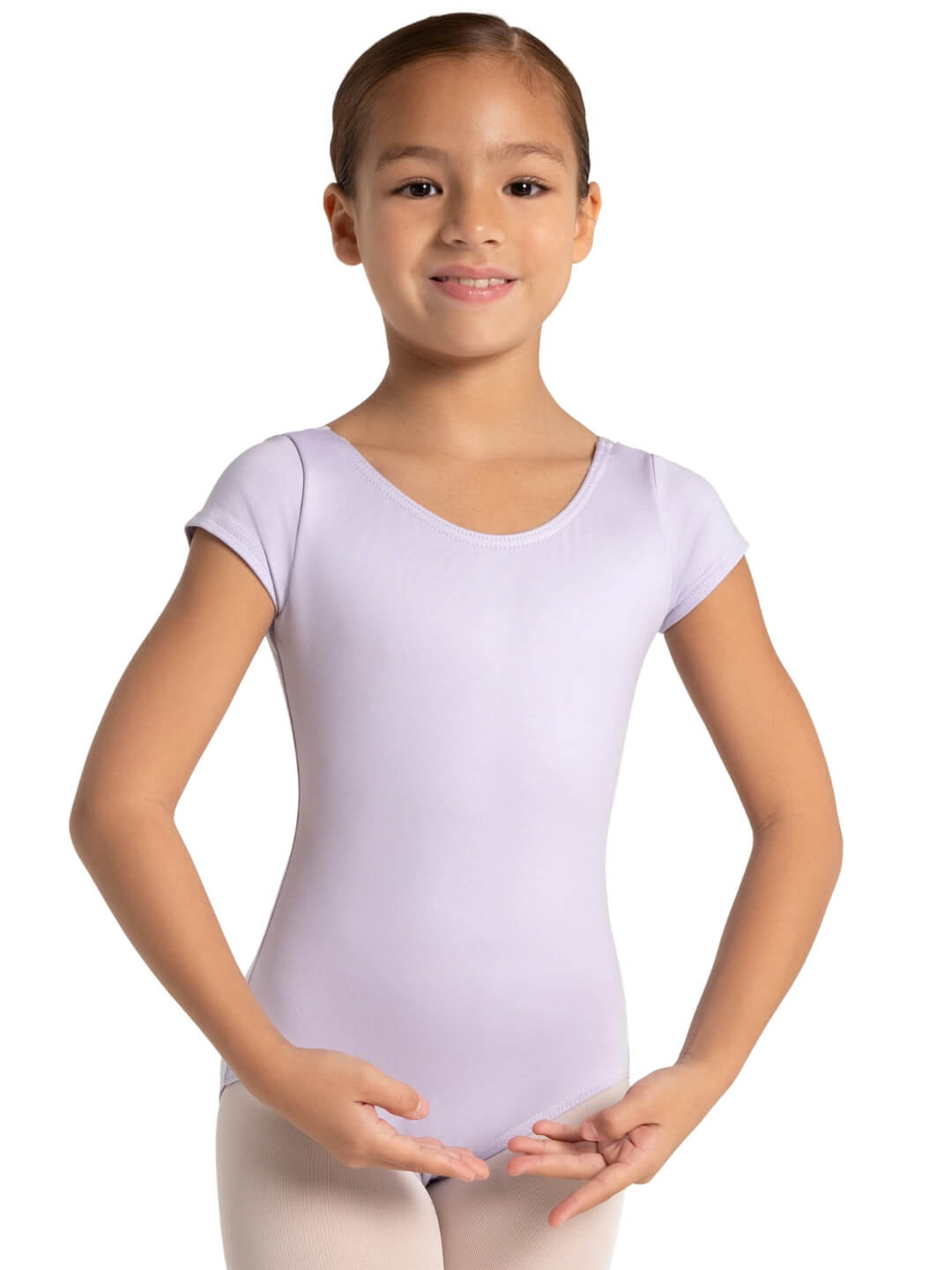 Capezio Studio Collection Short Sleeve Leotard - Child - Capezio Signature