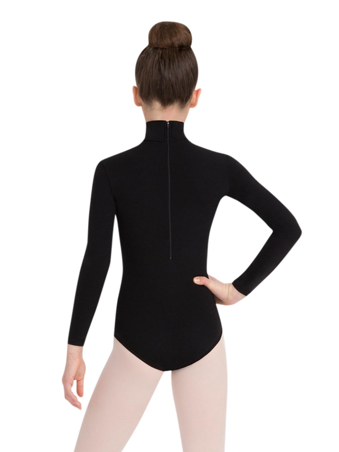 Children's Turtleneck Leotard with Discreet Snaps - Capezio Everyday