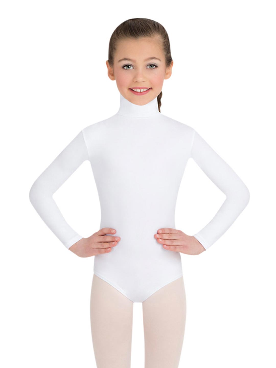 Children's Turtleneck Leotard with Discreet Snaps - Capezio Everyday