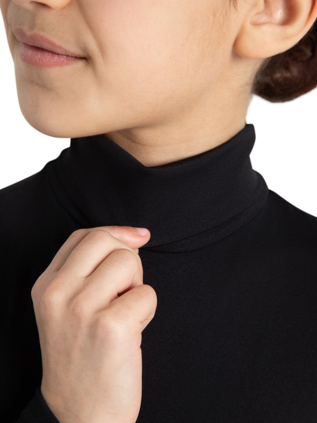 Children's Turtleneck Leotard with Discreet Snaps - Capezio Everyday