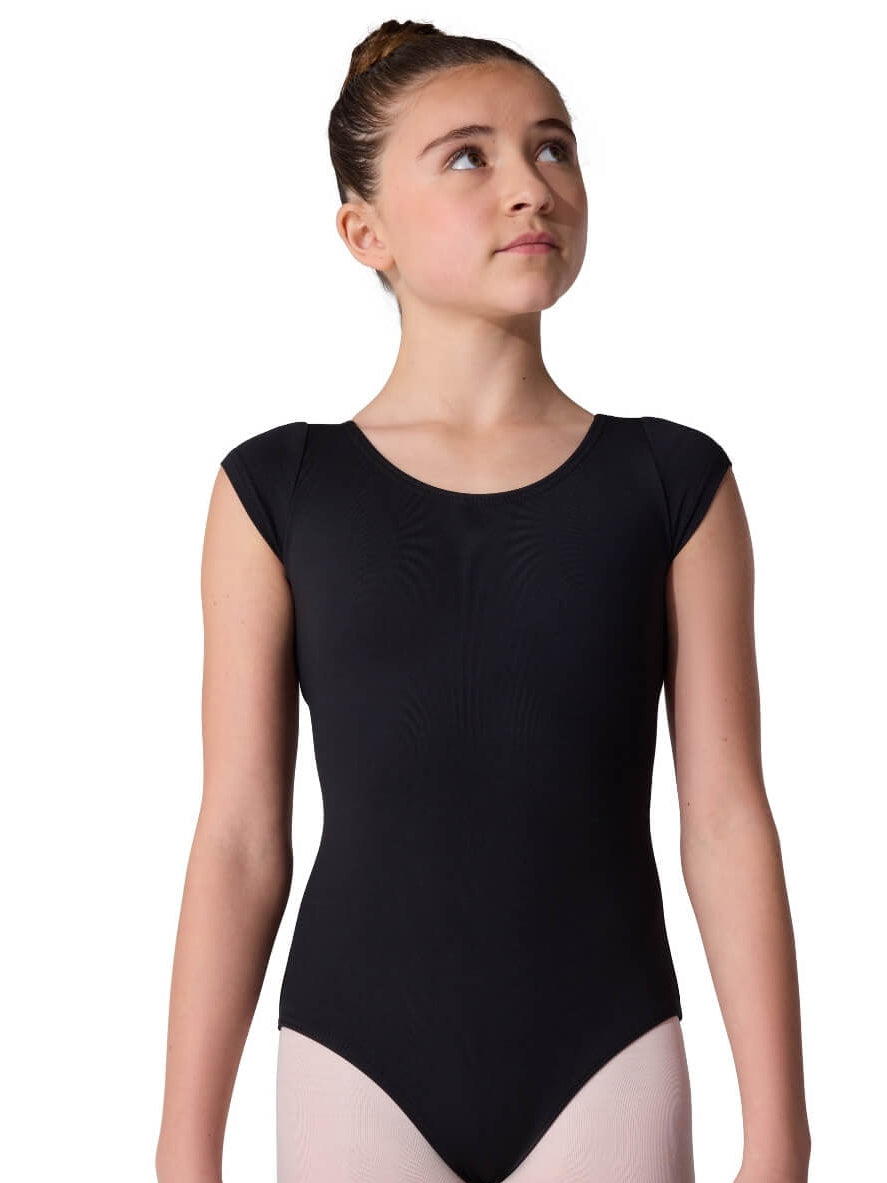Studio Collection High Neck Cap Sleeve Leotard - Girls - Capezio Recommended